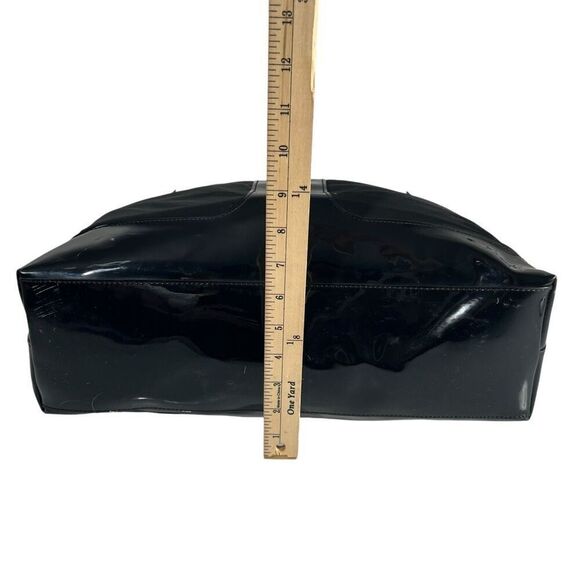 Tory Burch Black Patent Leather & Nylon Ella Tote Bag - Picture 10 of 12